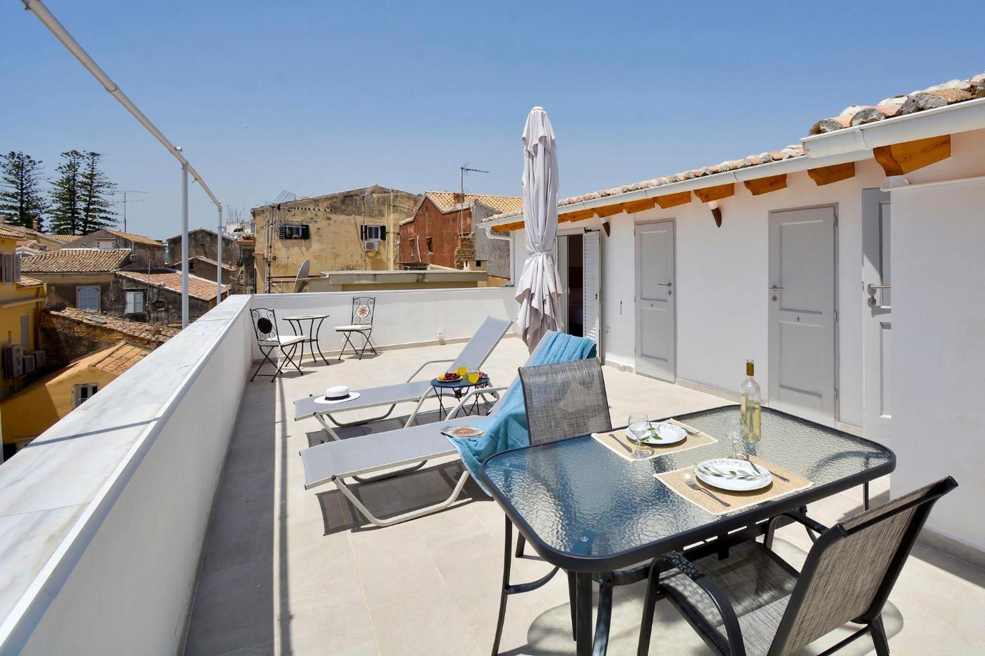 Corfu Town West Apartment Eksteriør bilde